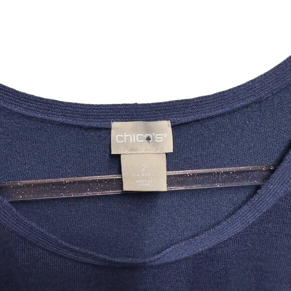 Chico's 2 Cozy Knit Sweater Vest - Picture 4 of 6